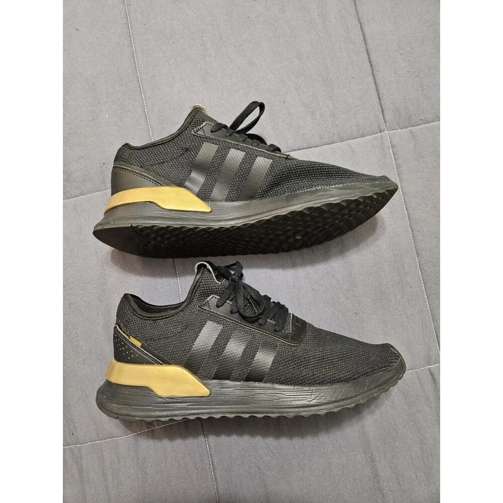 Adidas Originals U_Path X C Black & Gold Running Sneakers Mens Size 10.5 FW7573